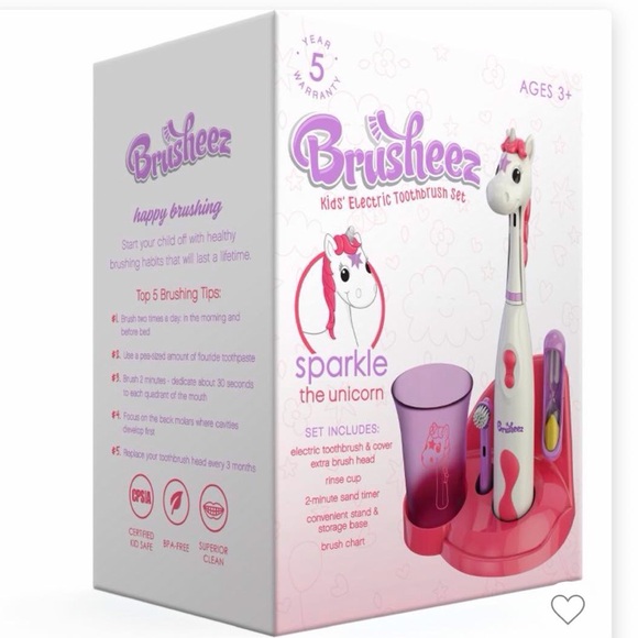 Brusheez Sparkle The Unicorn Electric Toothbrush Set - Picture 4 of 6
